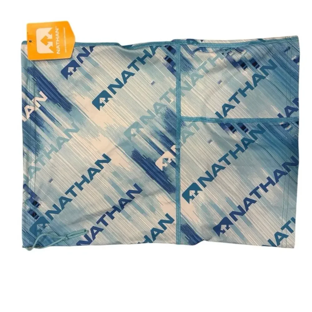 Nathan RunCool ICE CONVERTIBLE GAITER. Neck Face Running Stash Pockets for Ice